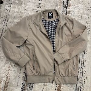 Men's Tan Bomber Jacket